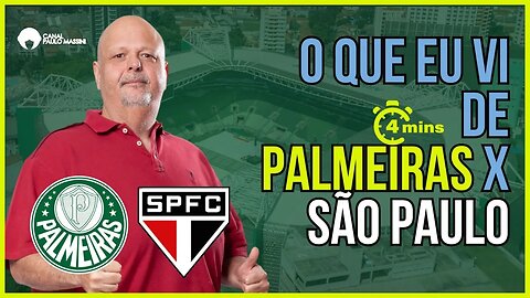 GOLEADA HISTÓRICA. PALMEIRAS 5X0 SÃO PAULO. - Paulo Massini