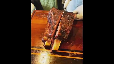 Vegan dinosaur ribs | @cardinalsinbbq on IG 🍖🦖 #shorts