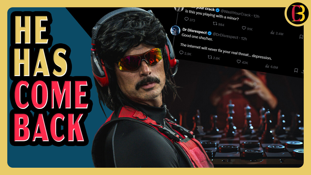 Dr. Disrespect Returns to Social Media | Signals He Knows Something Big