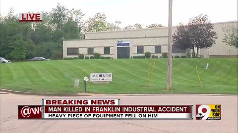 Man killed in Franklin industrial accident