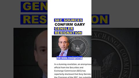 Did Gary Gensler QUIT?!