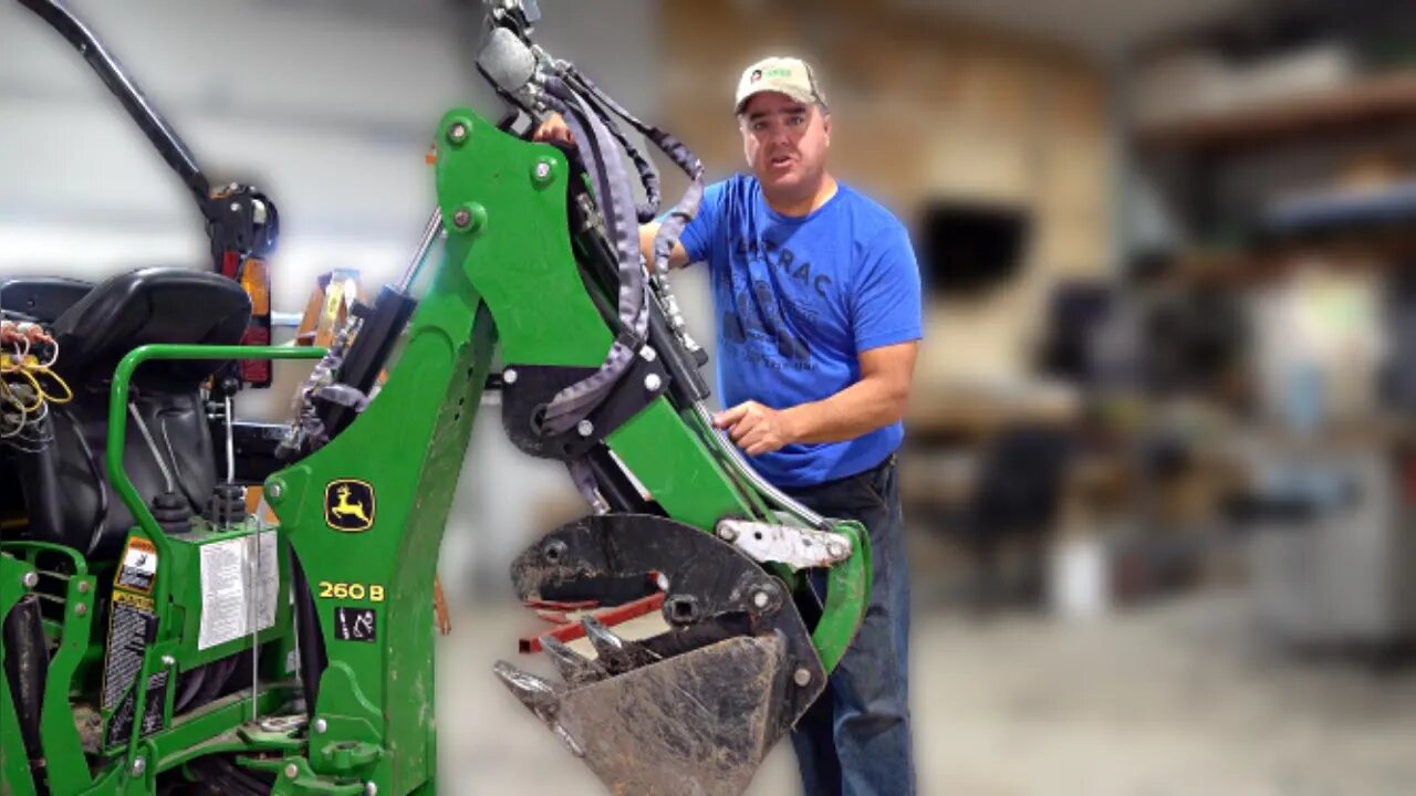 Will This Work? Bent Bucket Cylinder, Trying 270b cylinder. John Deere 1025r 260b Backhoe