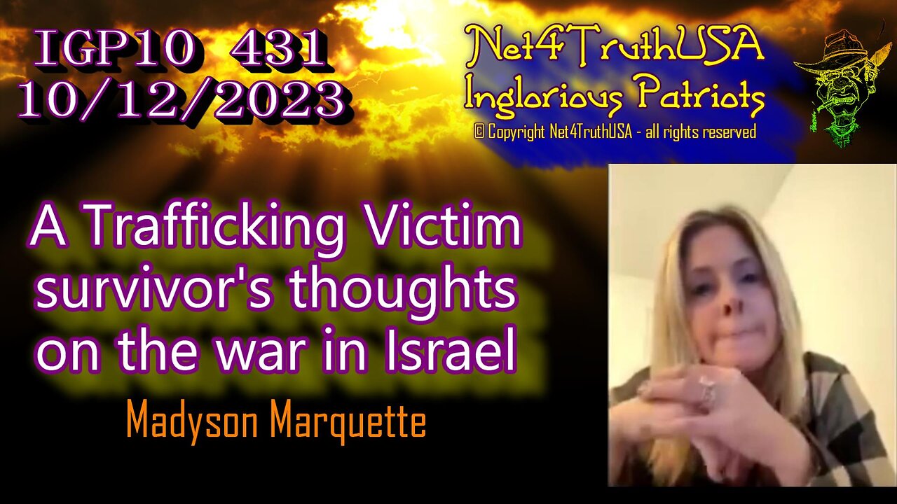 IGP10 431 - A trafficking survivor's thoughts on the war in Israel