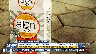 Amazon notifies woman by email that she may have taken counterfeit pills