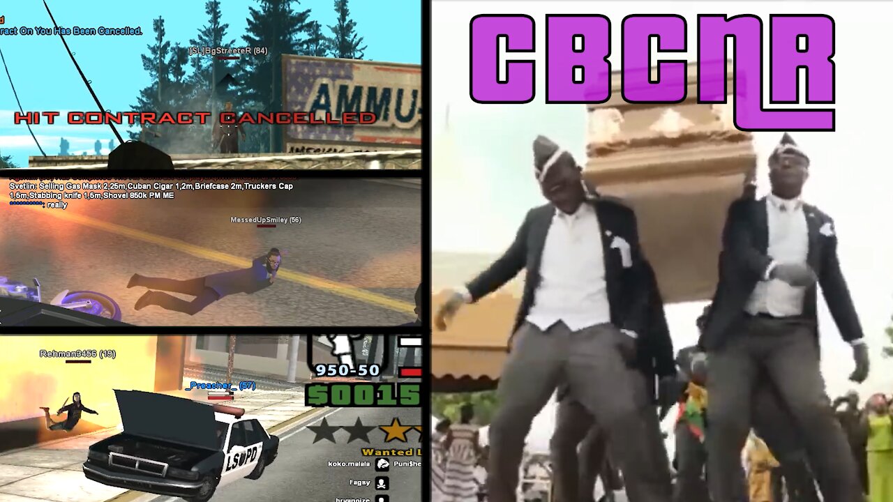 Coffin Dance In GTA San Andreas Multiplayer - Funny Deaths Compilation - SAMP