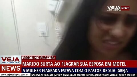 MARIDO SURTA AO FLAGRAR SUA ESPOSA EM MOTEL COM PASTOR