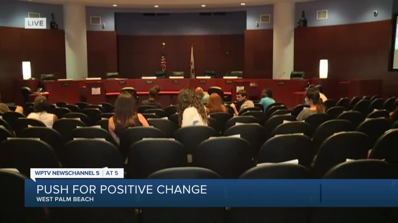 Push for positive change in West Palm Beach