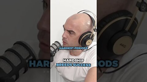 Hardship is what breeds success ..