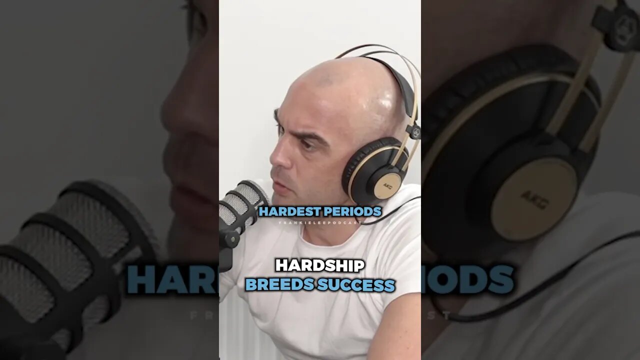 Hardship is what breeds success ..