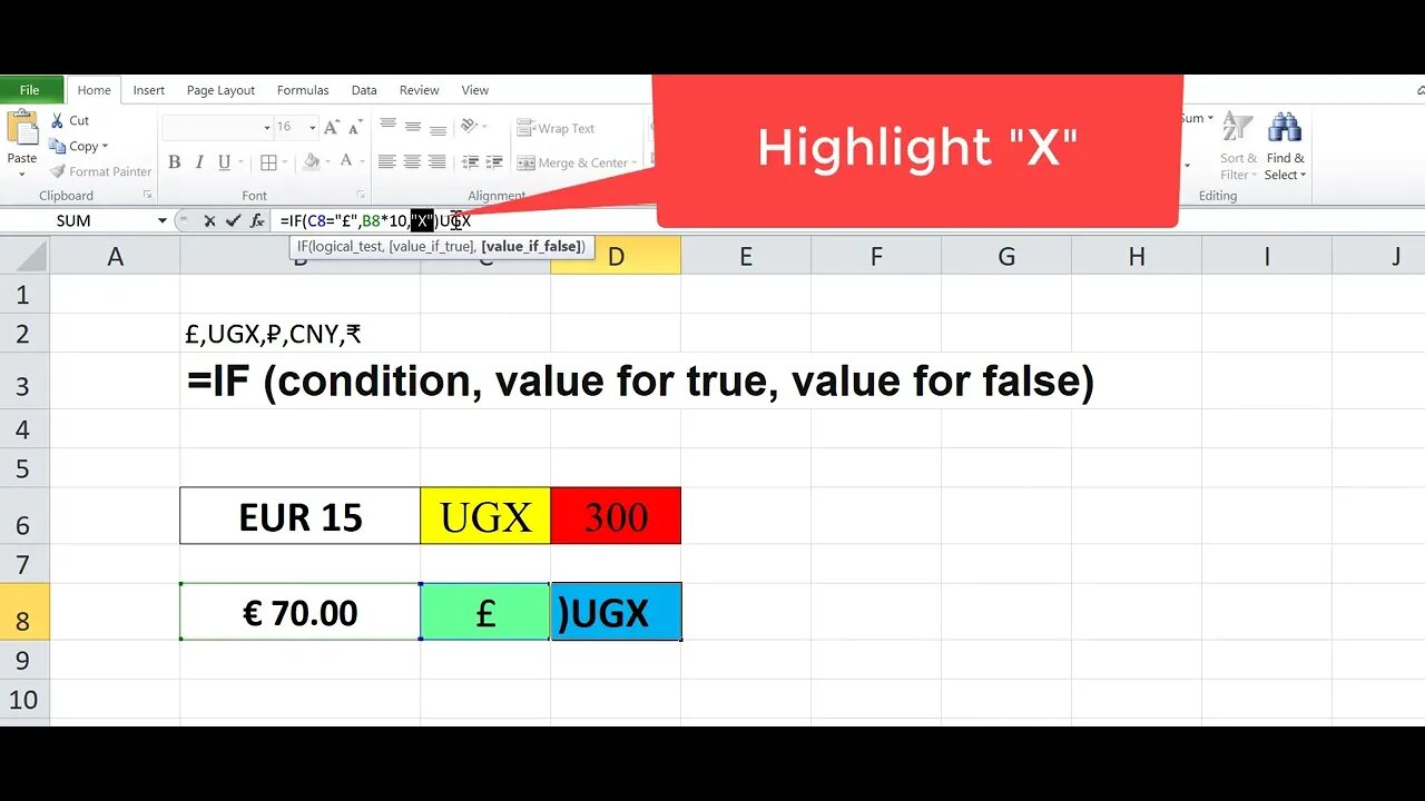 Making a Currency Converter with Excel Spreadsheets