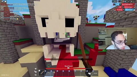 🙀 ROBLOX BEDWARS RANKED GRINDING!! PLAYING WITH VIEWERS!! 😸 | !roblox | !commands | !socials