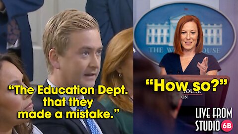 Psaki Won't Admit Education Dept. Made Mistake Pushing Radical Agenda in Schools!