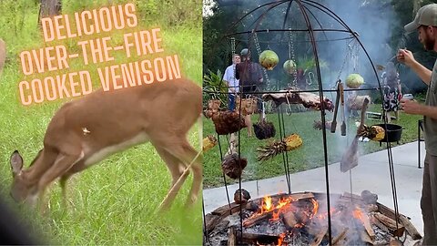 Unbelievably Delicious Over-the-Fire Venison! Whitetail Bowhunt