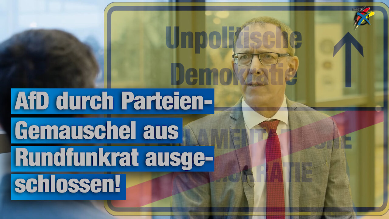 AfD durch Parteien-Gemauschel aus Rundfunkrat ausgeschlossen!