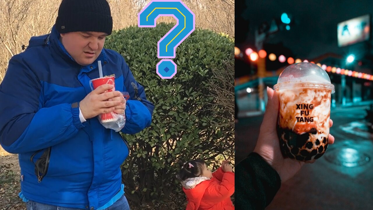 Foreigner Tries Grass Jelly Milk Tea, Hilariously Pronounces Name in Chinese