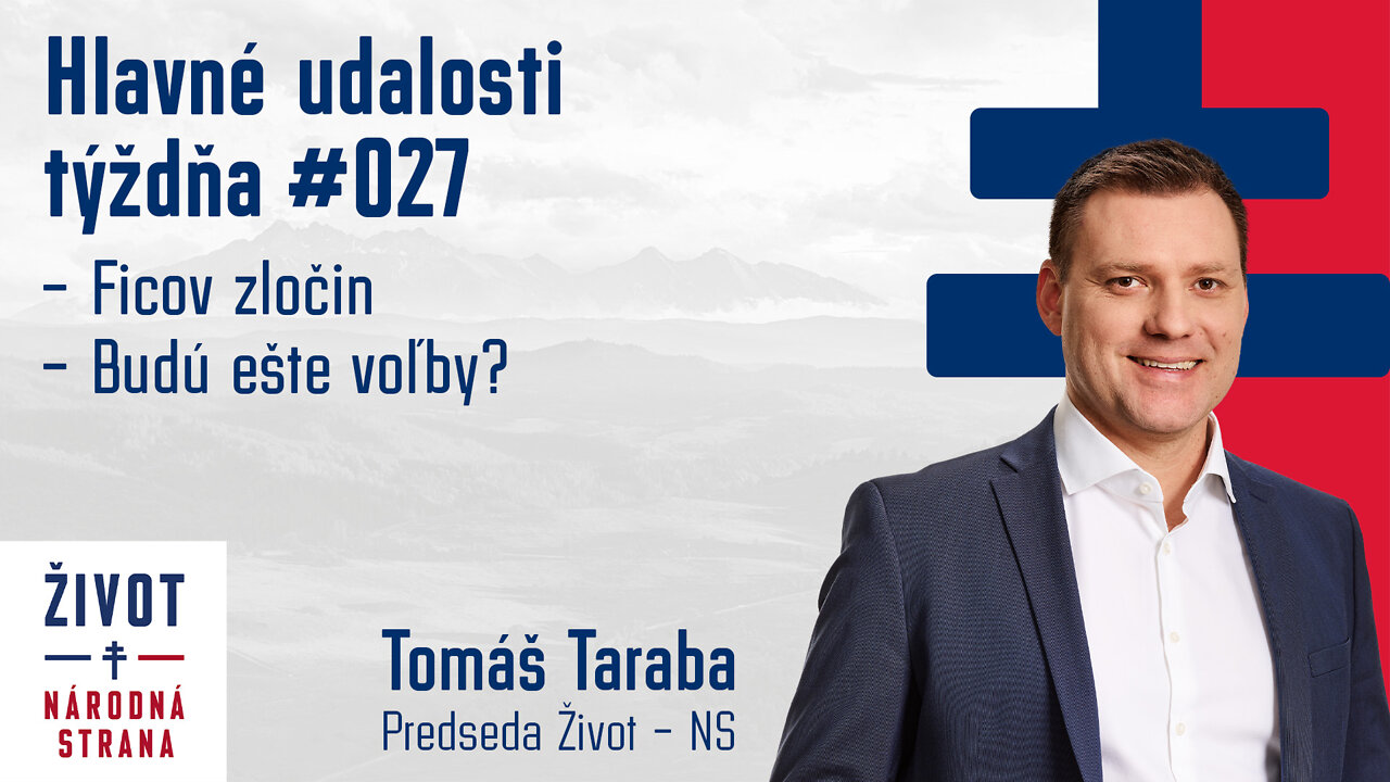 Hlavné udalosti týždňa 027 - Ficov zločin, Budú ešte voľby?