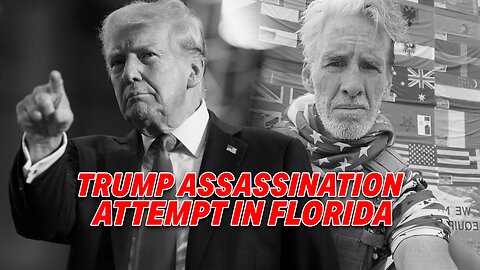 DONALD TRUMP SURVIVES VIOLENT ASSASSINATION ATTEMPT AT GOLF RESORT, SHOOTER ARRESTED!