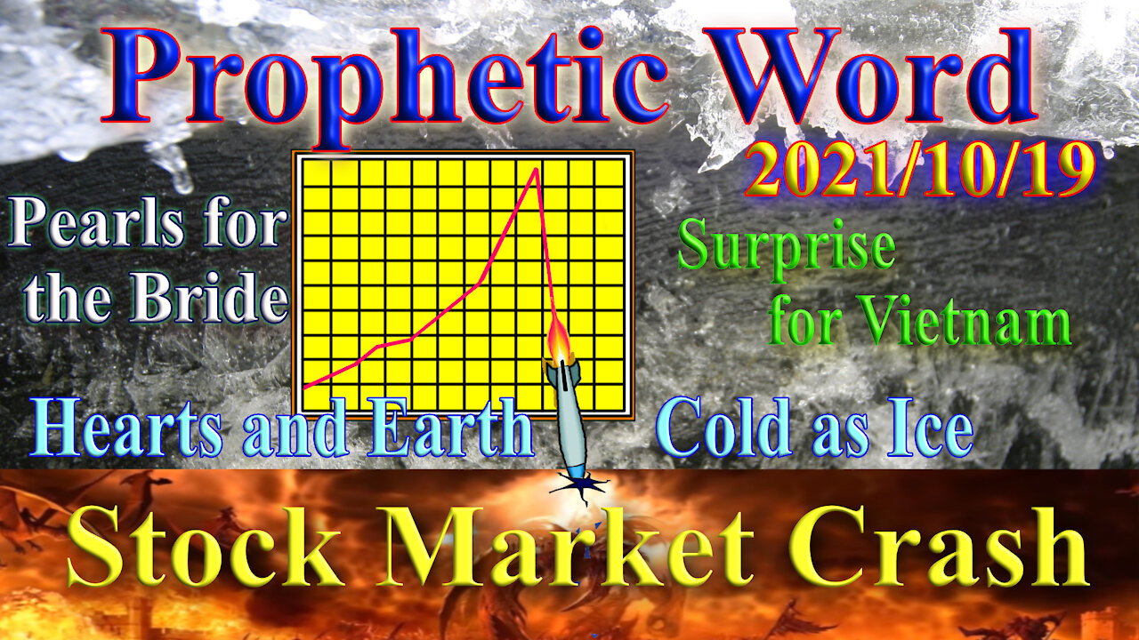 Prophecy: Stock market crash, Cold as ice, Globalists, Italy, Blood of the innocent