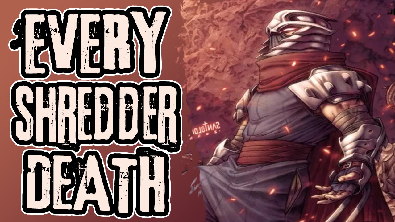 Every Time Shredder Died | TMNT Death