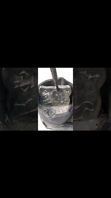 Reverse Melting Sped Up - Metal Melting asmr