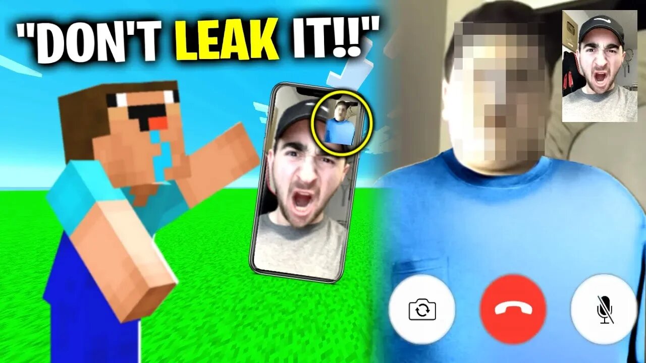 Calling Noob1234 To Get His Face Reveal.. (Minecraft)