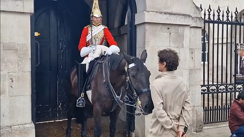 Karens brother Kevin comes back for 3rd time and starts agitating the guards and horses