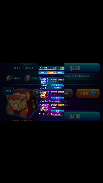 Galaxy Attack Alien Shooter - Blue Chest (Opening 10 Chest in a row)