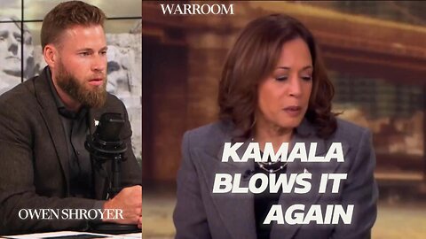 Kamala Blows it Again. But I guess she has had a lot of practice.