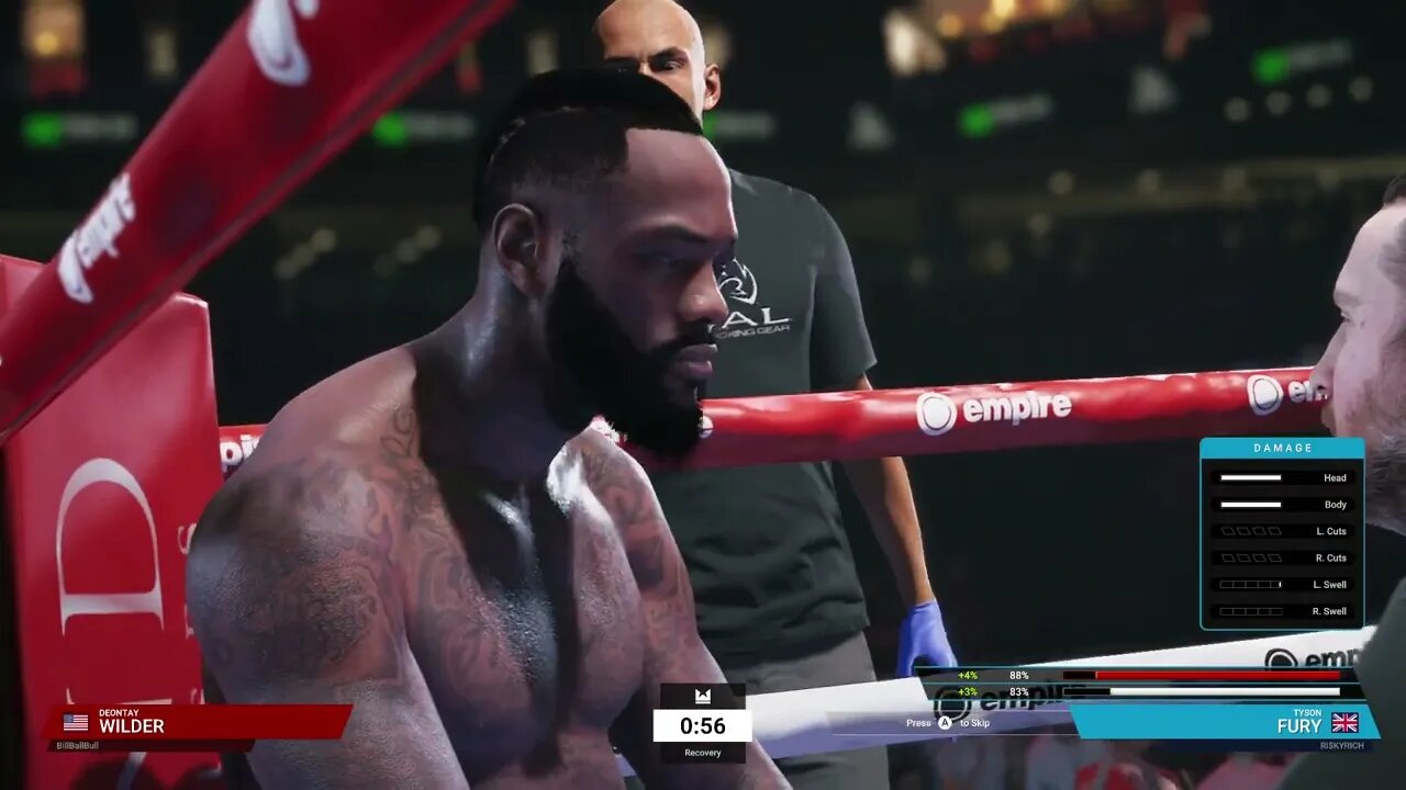 Undisputed Boxing Online Gameplay Deontay Wilder vs Tyson Fury - Risky Rich vs BillBallBull