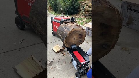 Harbor Freight 5 ton log splitter