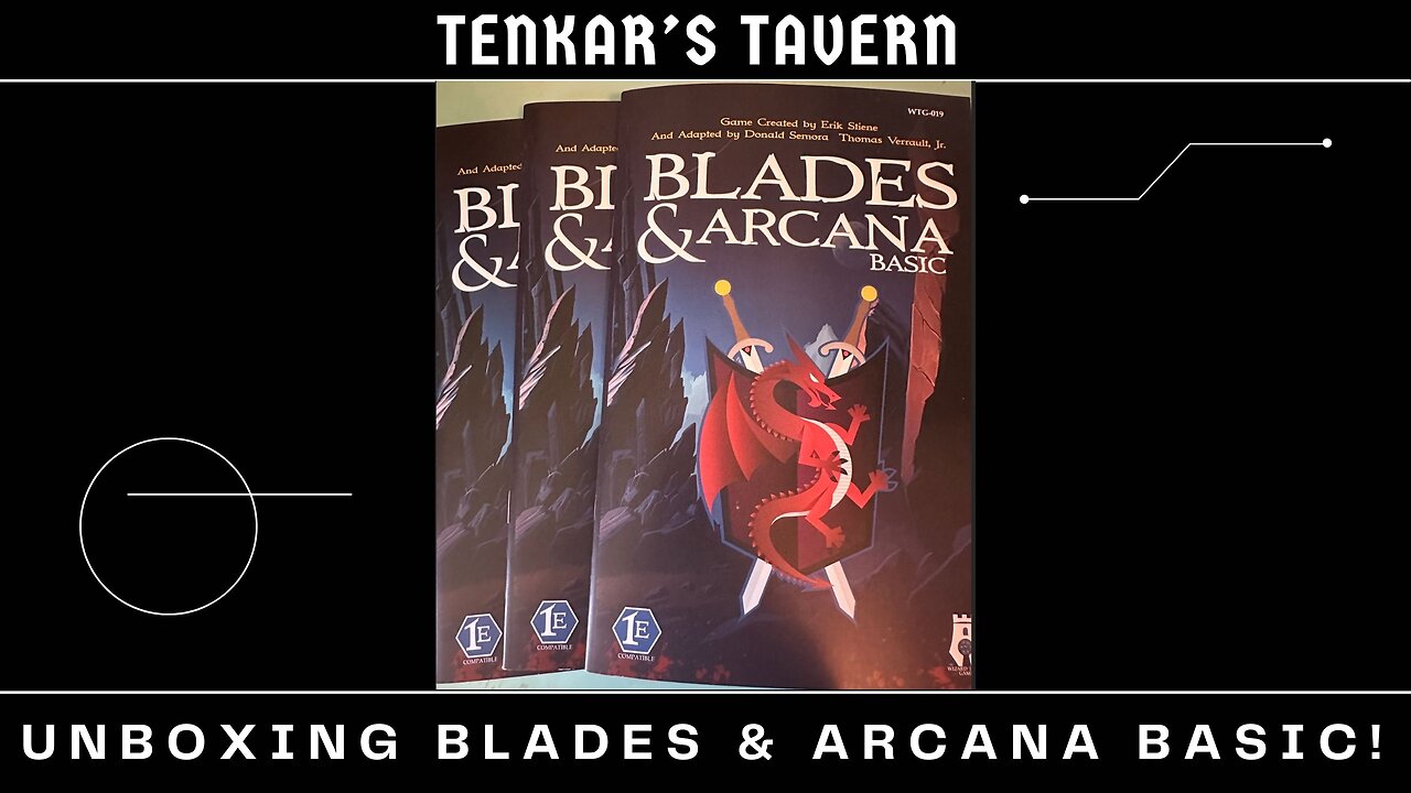 Unboxing Blades & Arcana Basic, Baby!