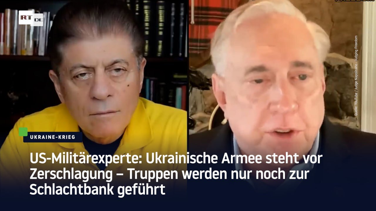 US-Militärexperte: Ukrainische Armee steht vor Zerschlagung