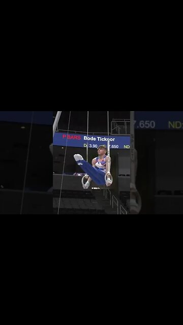 Nathan Roman on Still Rings - 2023 Xfinity US Championships Junior Men Day 1 #shorts