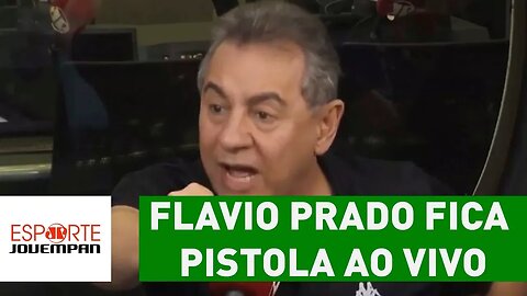 Flavio Prado fica PISTOLA ao vivo e fala UM MONTE do SPFC!