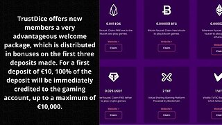 TrustDice #best crypto faucet.