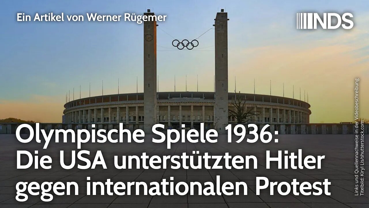 Olympische Spiele 1936: Die USA unterstützten Hitler gegen internationalen Protest | Werner Rügemer