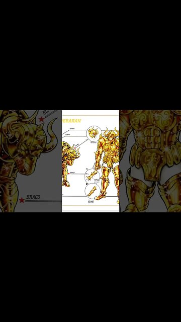 Os Cavaleiros Do Zodíaco - Armadura De Touro - Aldebaran [Pause o Vídeo Caso Não Consiga Ler]