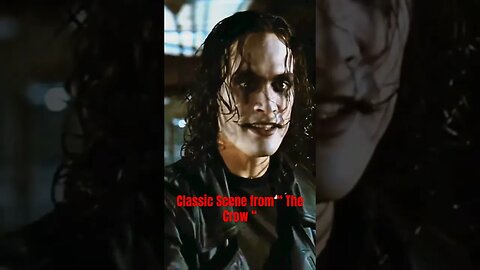 Here is a classic scene from “ The Crow “ . Will there be a remake ? , #movies