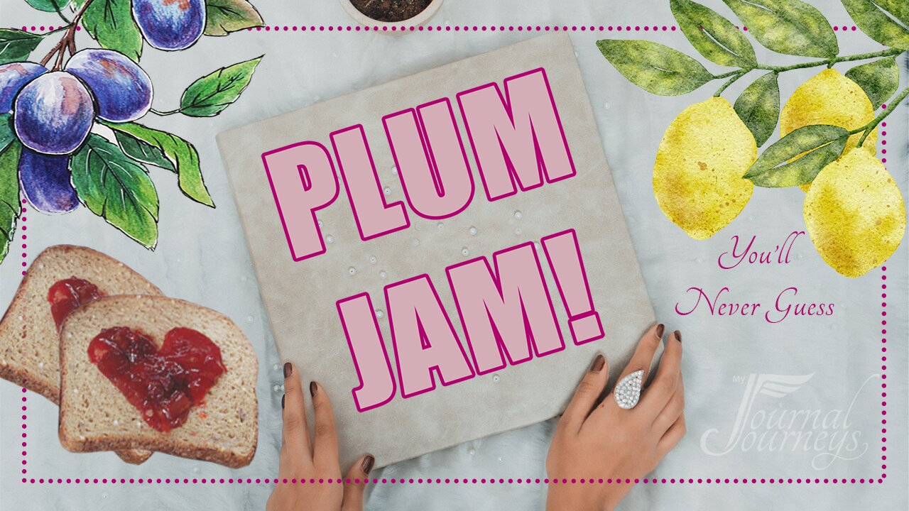 Plum Jam - You'll never guess what was found in a jar of home made jam!