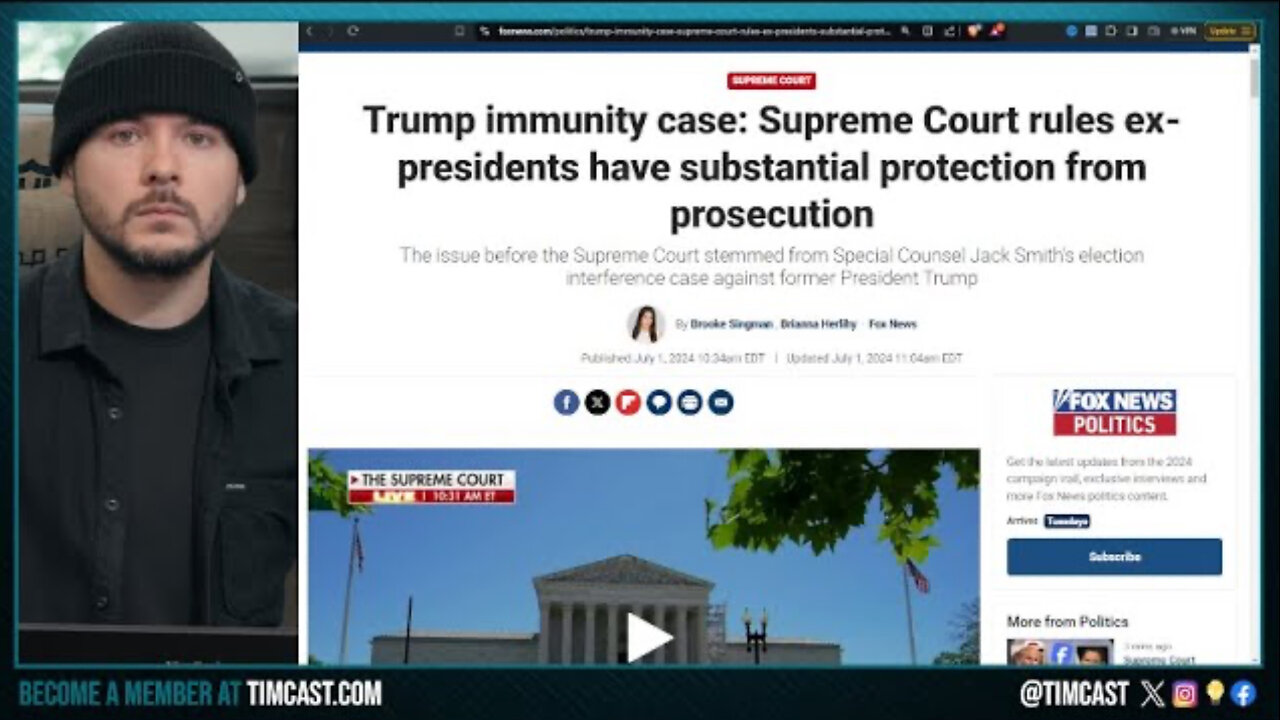 TRUMP IS IMMUNE, Supreme Court Side With TRUMP, Sends Case To Lower Court