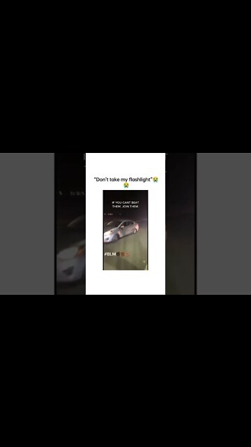 He took the cops flashlight🤣🚔😲