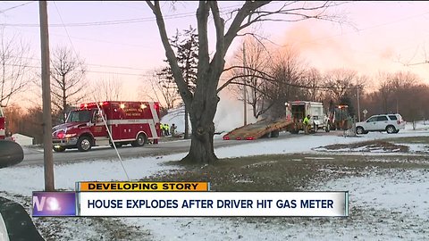 Police arrest driver who allegedly crashed into gas meter, causing house explosion in Vermilion