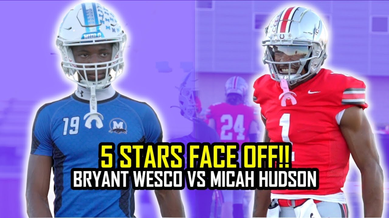 5 STARS FACE OFF!! Micah Hudson & #10 Lake Belton vs Bryant Wesco & #17 Midlothian