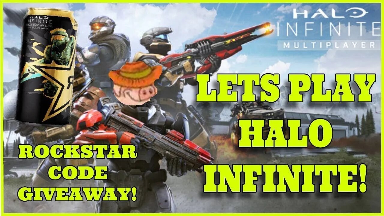 HALO INFINITE ROCKSTAR CODE GIVEAWAY! - Halo Multiplayer With The Guys!