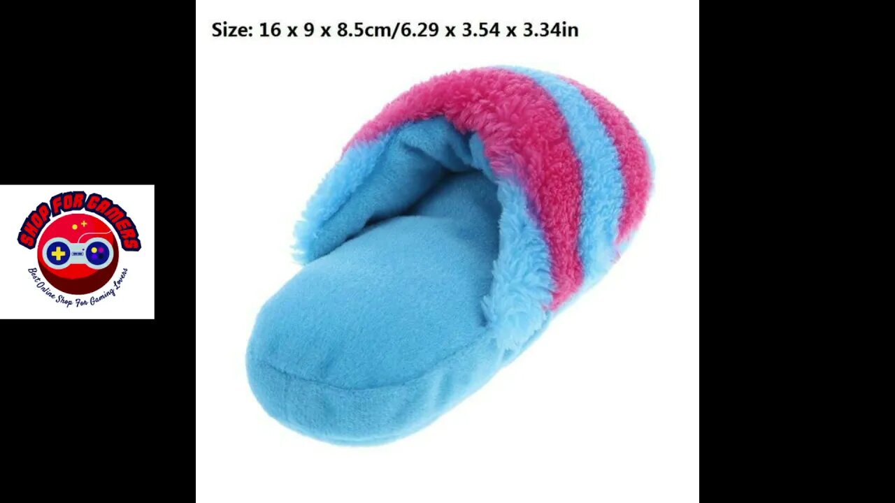 Dog Squeak Toy Slipper Shaped