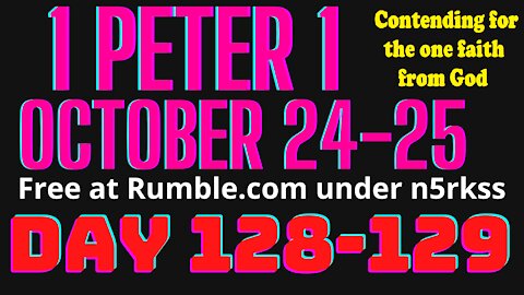 1 Peter 1. Want freedom from every wind of doctrine of men? Get it free at Rumble under n5rkss!