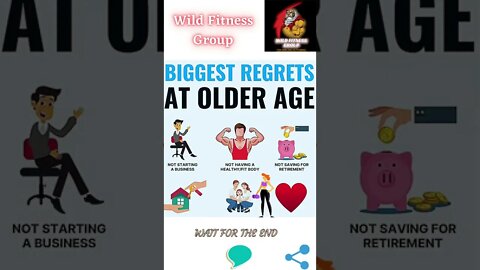 🔥Biggest regrets at older age🔥#shorts🔥#wildfitnessgroup🔥1 October 2022🔥