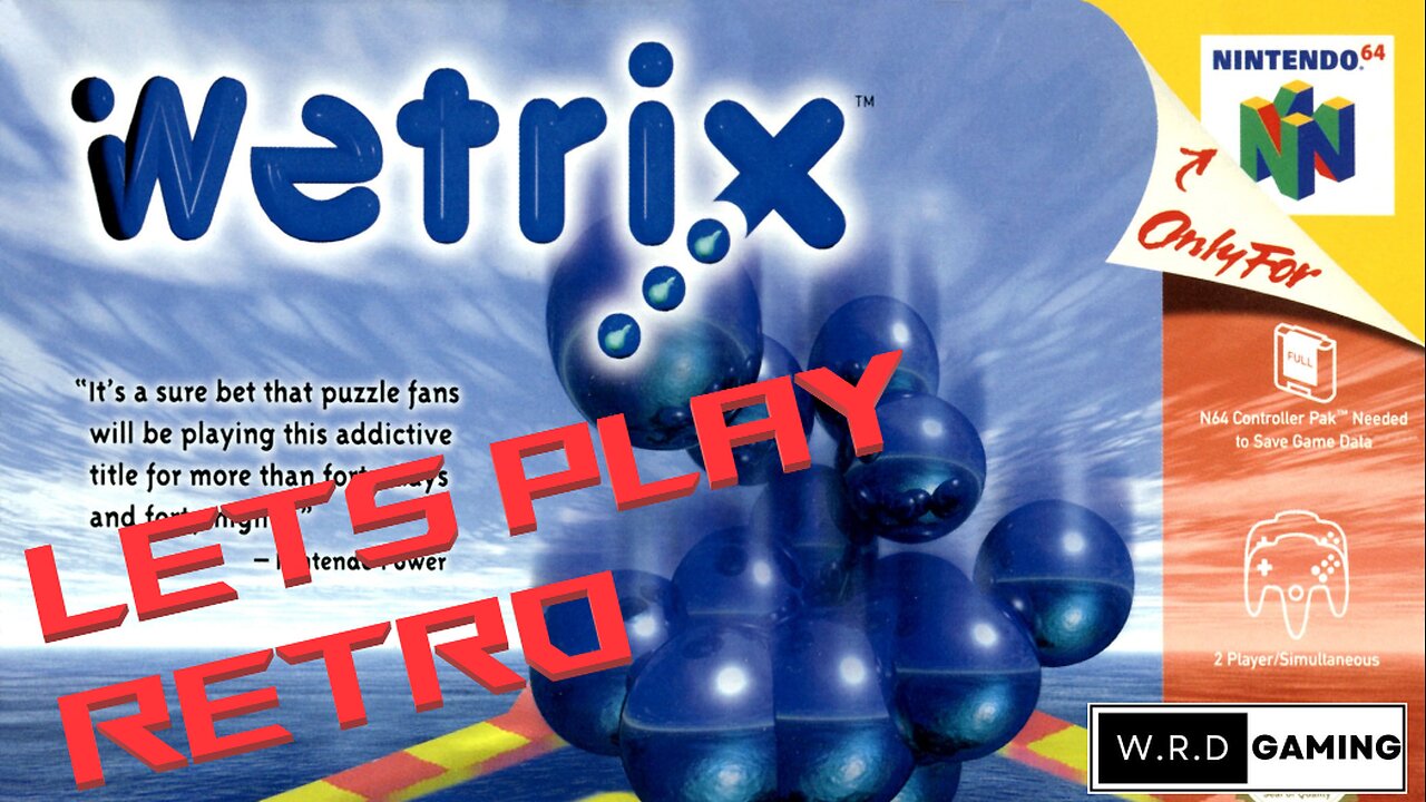 Let's Play Retro - Wetrix (Nintendo 64) - Played on real hardware