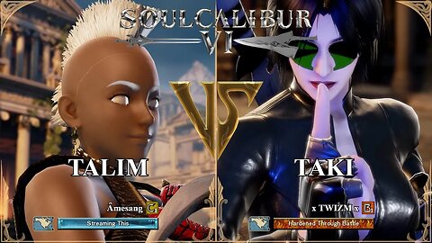 SoulCalibur VI — Amesang (Talim) VS x TWIZM x (Taki) | Xbox Series X Ranked