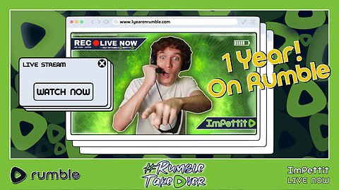 🟩‼️1 YEAR ON RUMBLE‼️🟩 Pet Talk EP 3 On SUNDAY | ImPettit | 🔴LIVE🔴